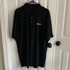 Nike Black Polo Shirt with Logo